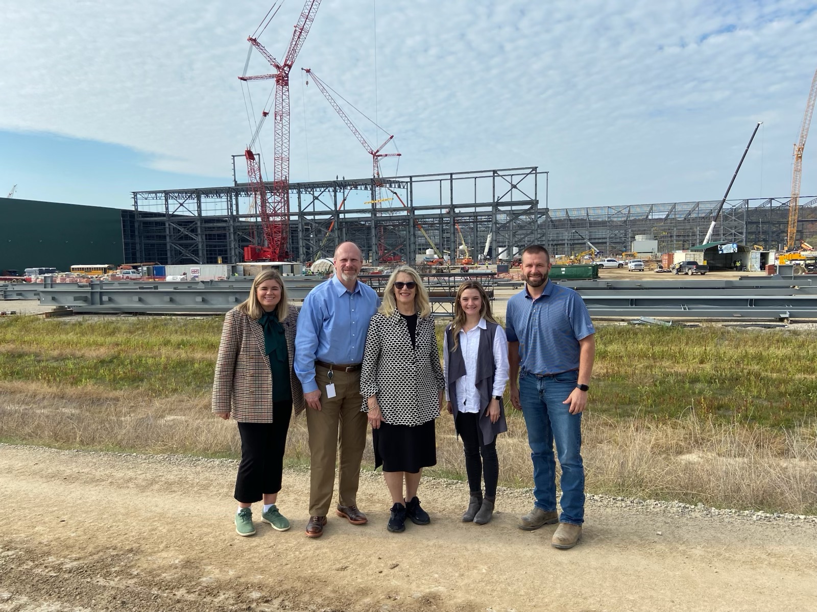 Congresswoman Miller at Nucor Steel site
