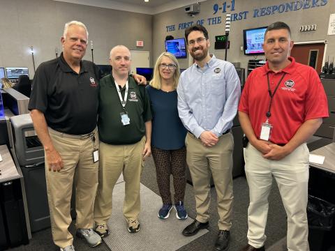 Congresswoman Miller with Metro 911