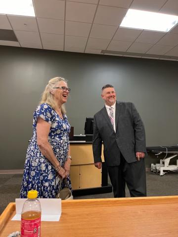 Congresswoman Miller at Marshall U Physical Therapy