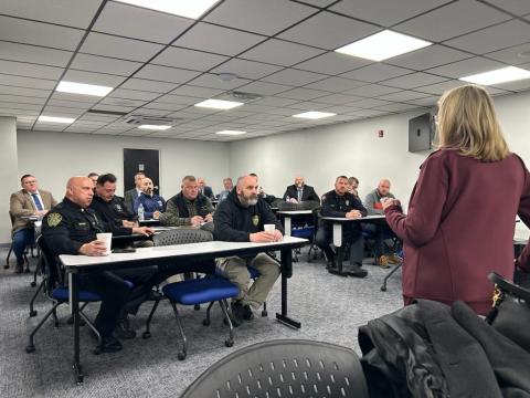 Miller at roundtable