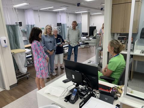 Congresswoman Miller at Jackson General Hospital 
